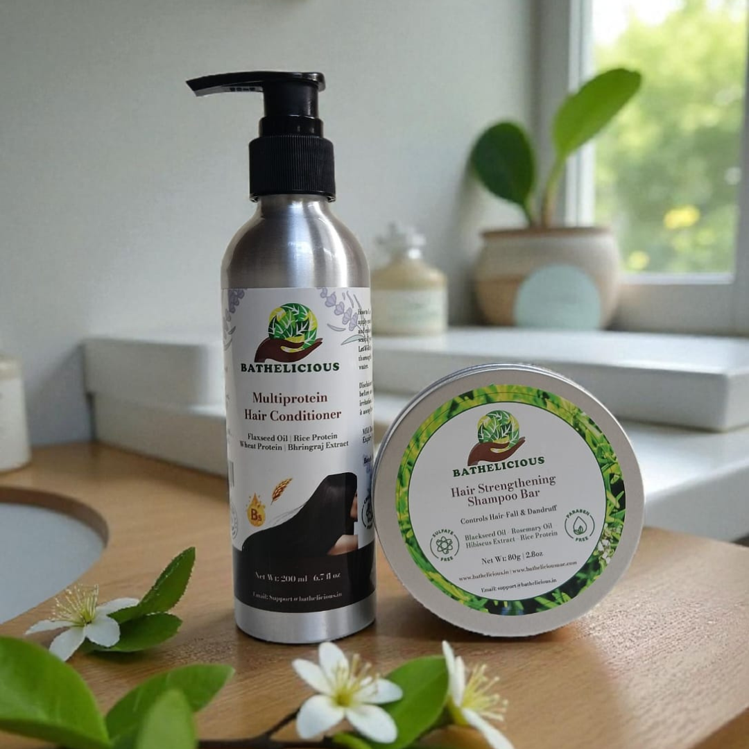 Hair Revival Duo for Hair Strength & Scalp Nourishment | Bathelicious
