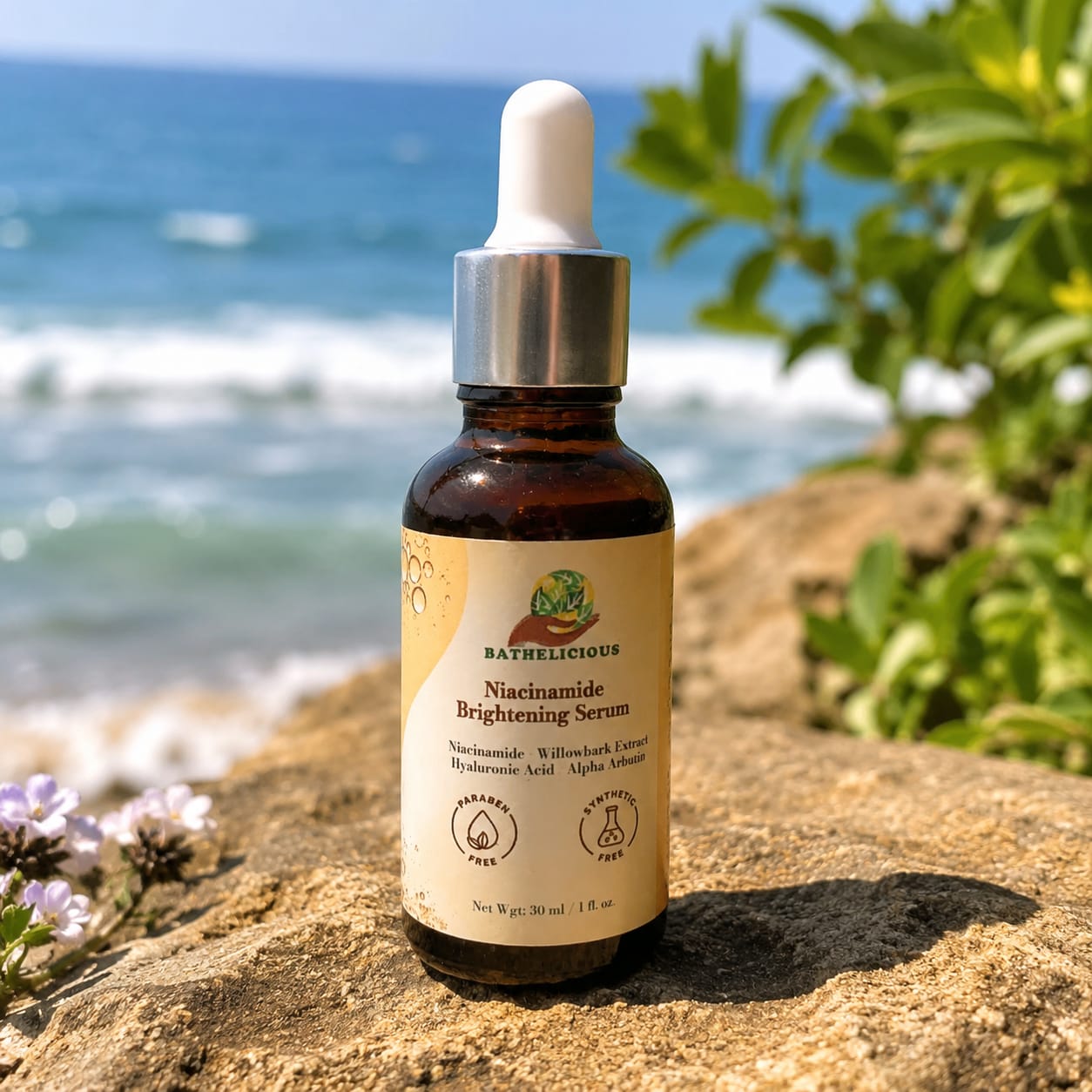 Niacinamide Brightening Serum for Dark Spots & Open Pores | Bathelicious